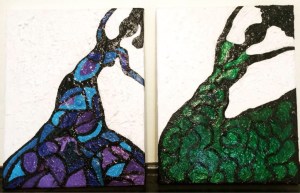 Dancing Ladies 1 & 2